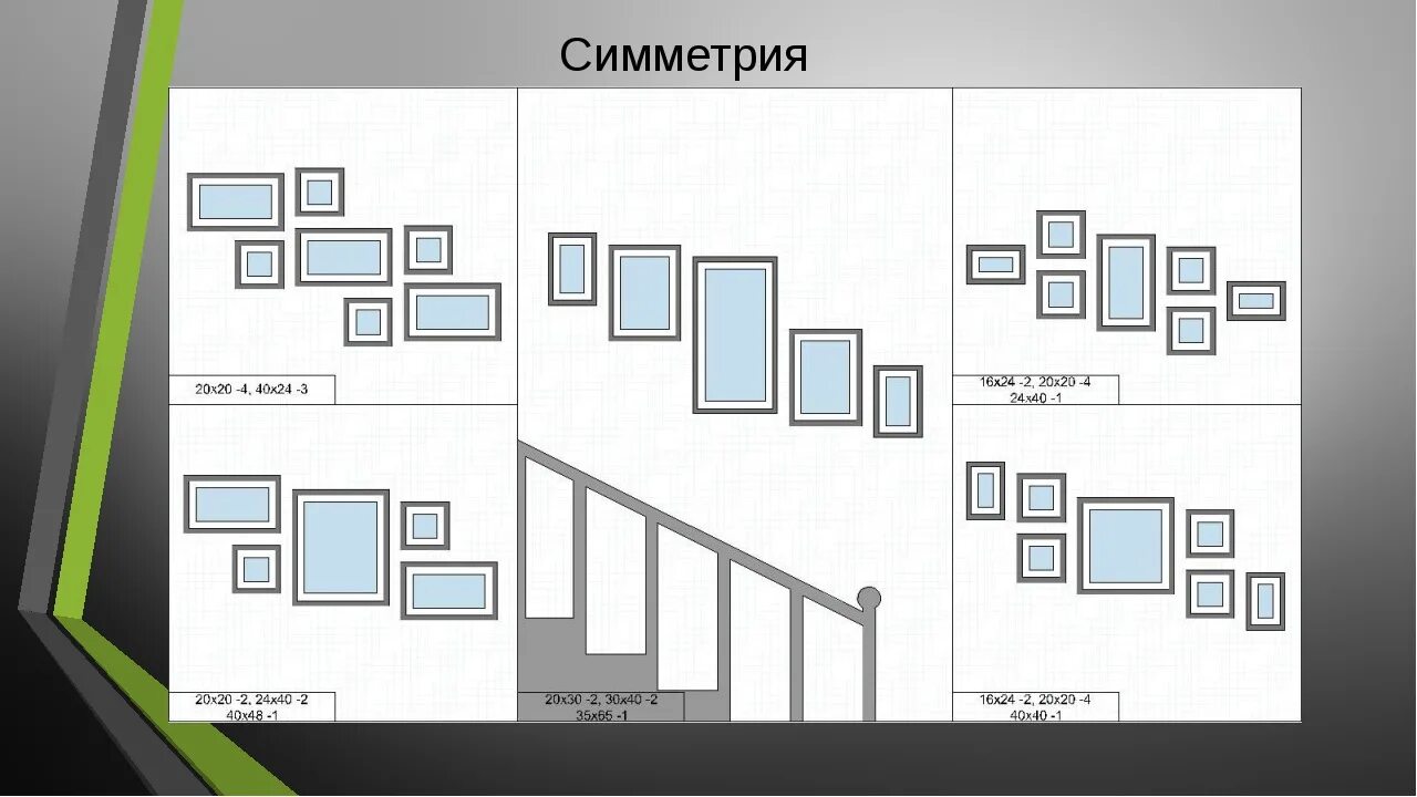 Расположение картин на стене. Размещение картин на стене. Расположение рамок на стене. Расположение фоторамок на стене. Можно расположить в любом