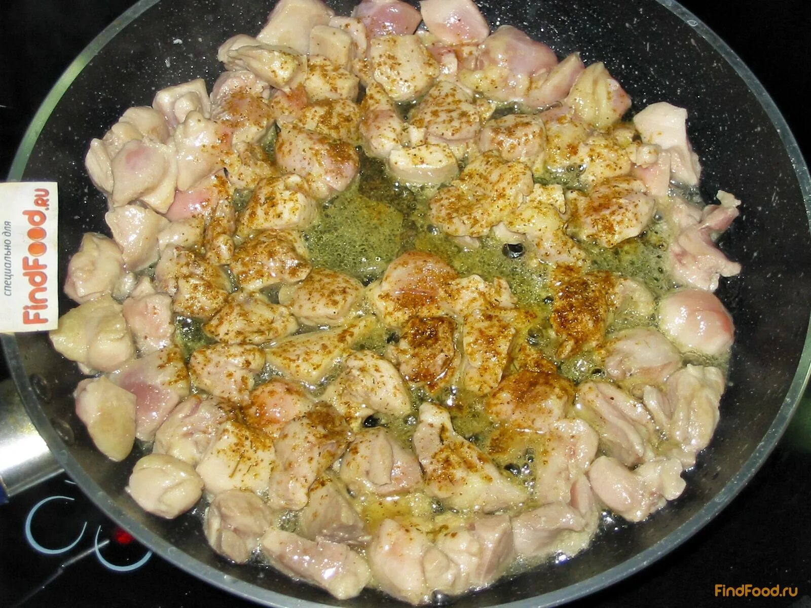 курица со сливками на сковороде простой рецепт