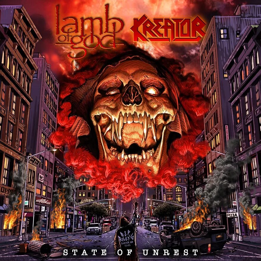 Lamb of God. Unrest. Kreator и Lamb of God. Single state