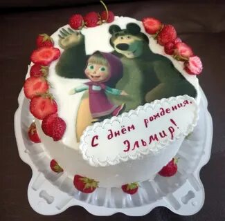 Картинки торта маша