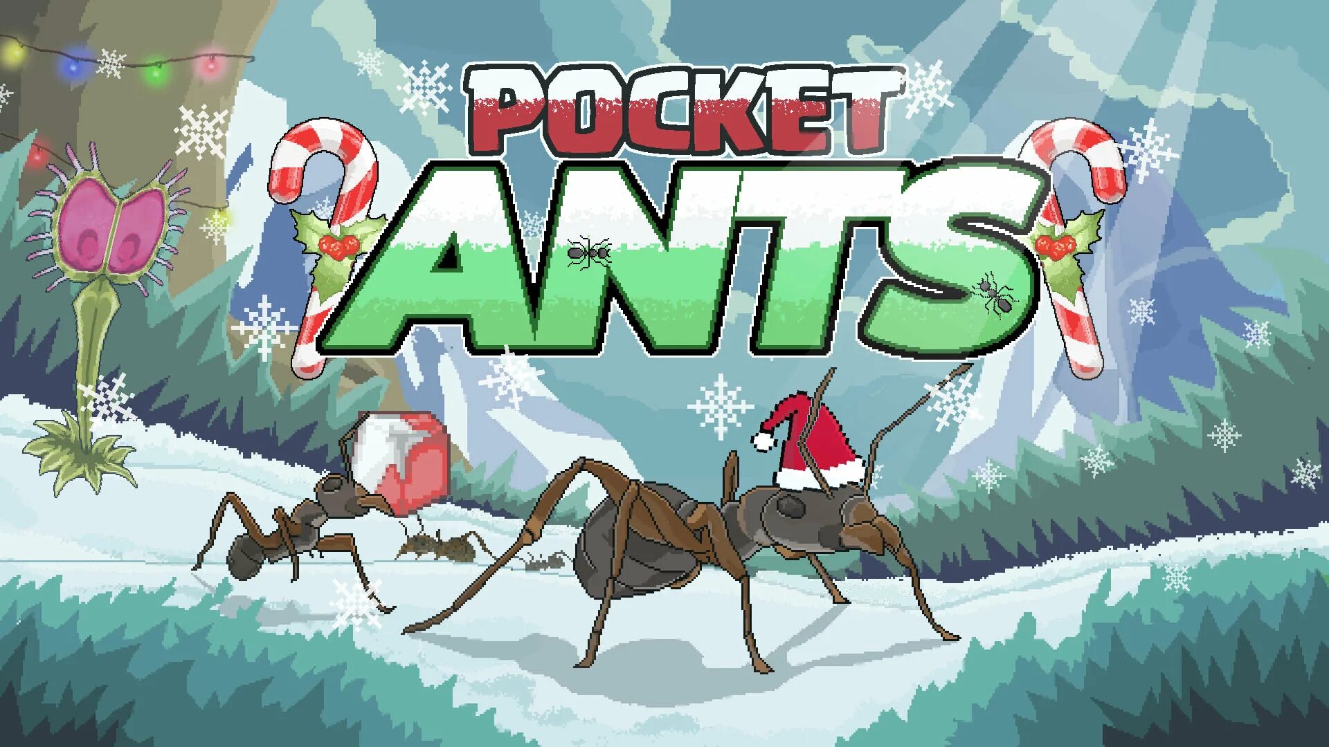 Pocket ants симулятор колонии. Рождественский паук pocket ants. rgplay.