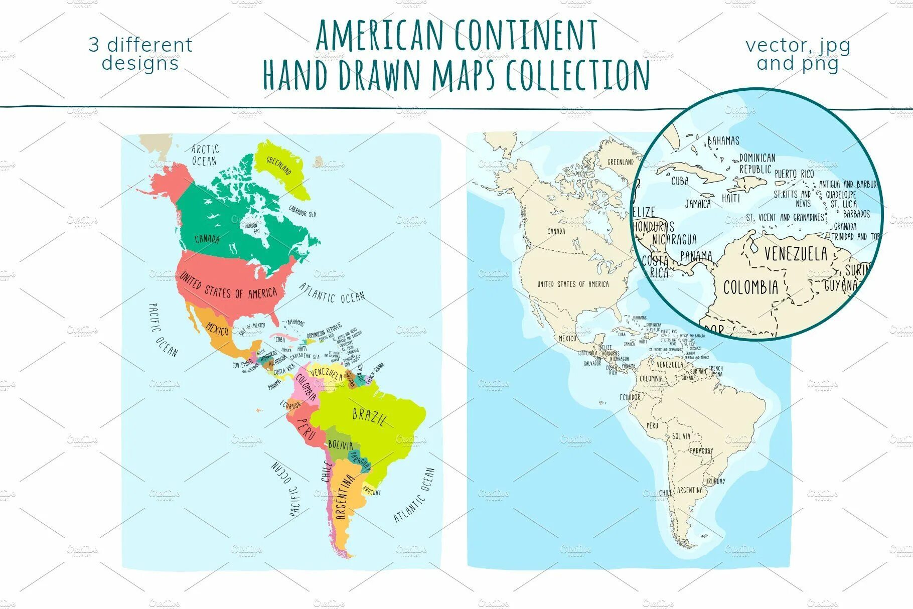 Different maps