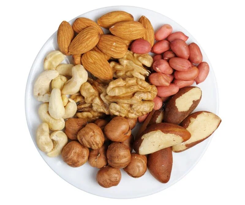 Different nuts on white background :: Stock Photography Agency :: Pixel-Shot Stu