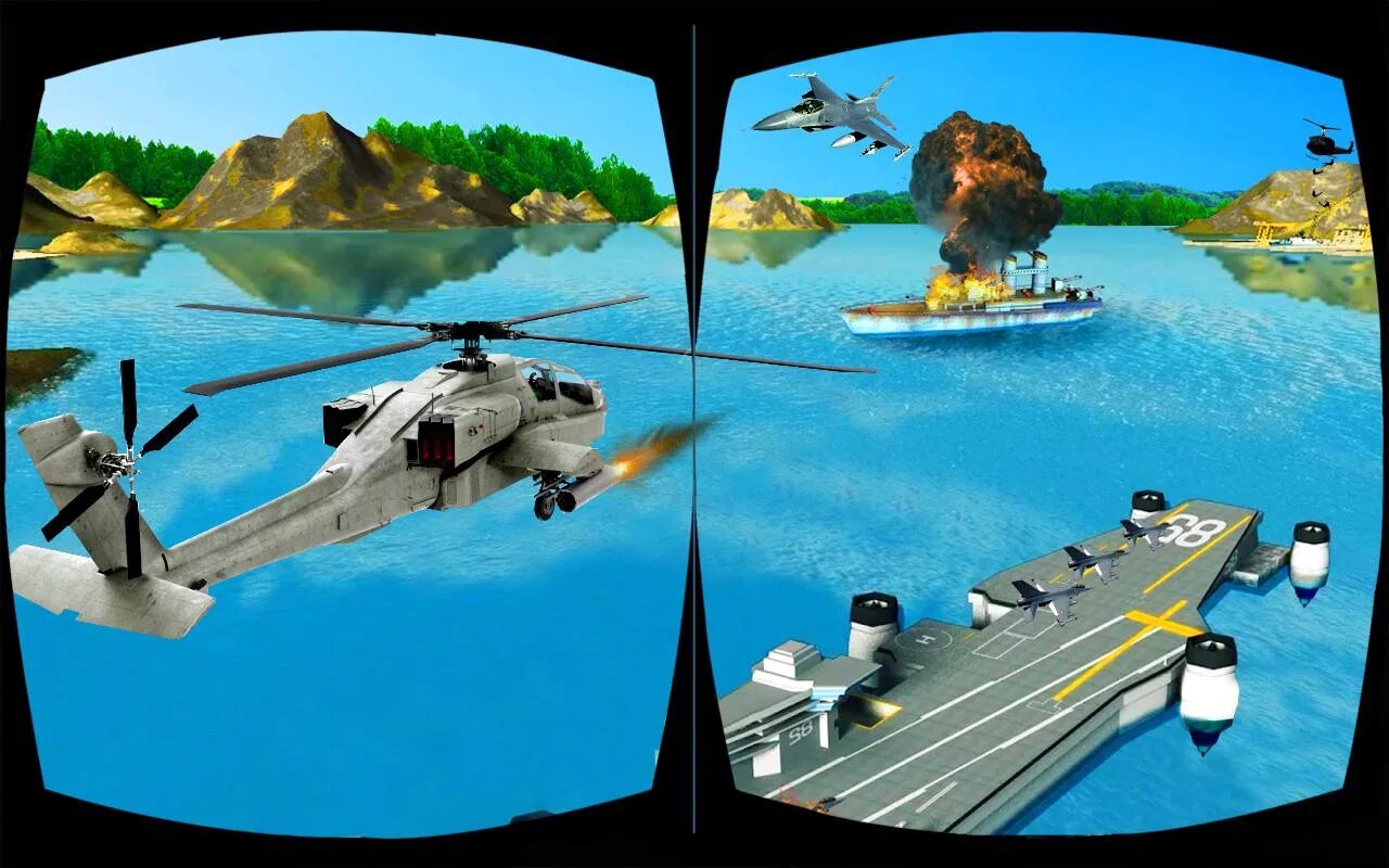 Vr games apk. Gunship игра. Игры 3д VR. VR Военная игра. ВР игры на андроид.