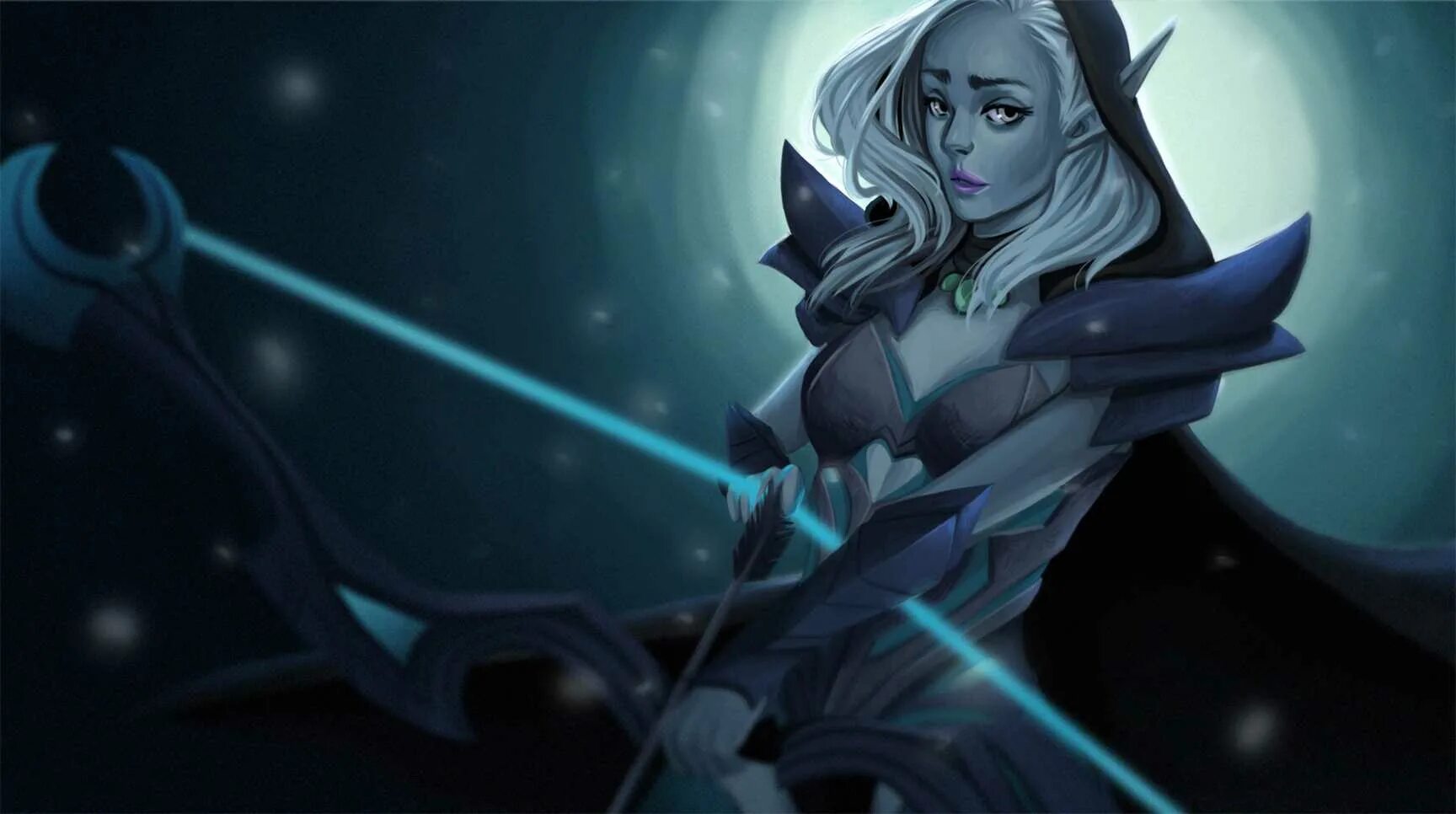 Дота 2 drow ranger аркана. Drow ranger дота 2 арт. Тракса дота 2. Дровка дота 2. Drow ranger dota 2.