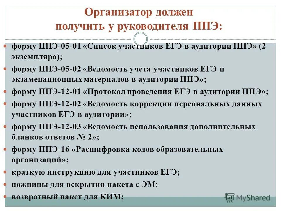 Кто получает у руководителя ппэ. Аудитория ппэ. Аудитории для участника егэ. Перечень форм ппэ. Кто получает у руководителя ппэ.