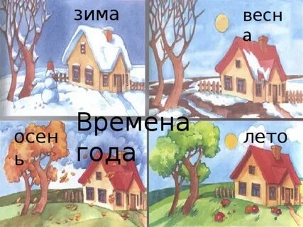 Какое время года нарисовано