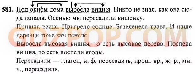 Недалеко росло дерево от дома было. Под окном выросла вишня разбор предложения. Под окном дома выросла вишня разбор предложения.