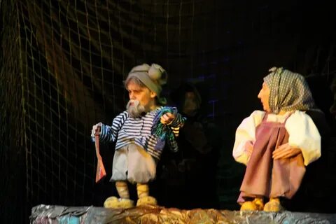 Спектакль по сказке о рыбаке и рыбке