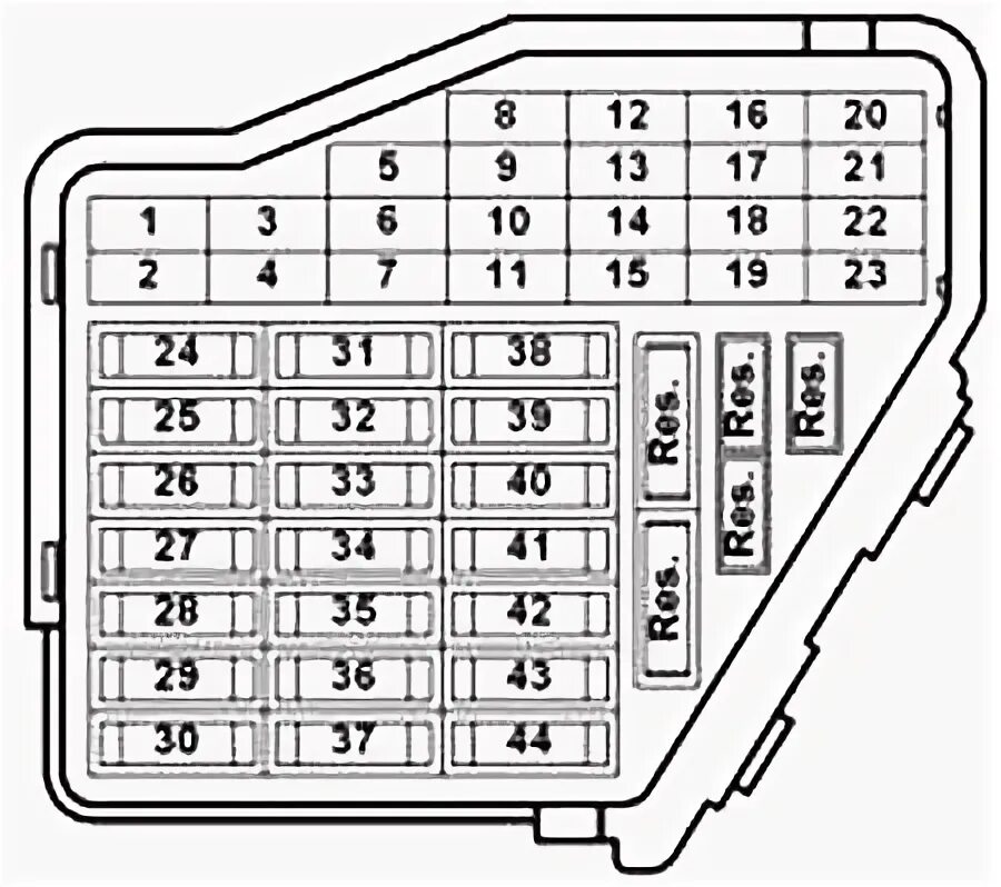 8D1941824 Блок предохранителей Volkswagen Passat B5 1998 8D1 941 824 купить бу п