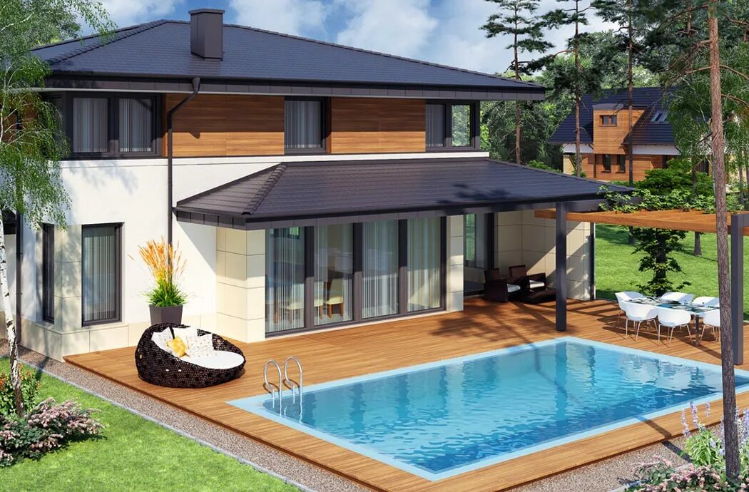 шикарная дача с бассейном. крытый бассейн в коттедже. домик с бассейном. дом с бассейном самара. терраса с бассейном к дому.