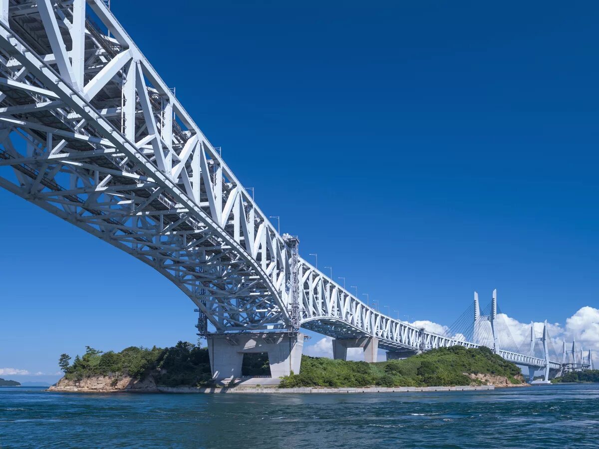 Great Seto Bridge. Мега мосты. Великие мосты. Мост в Японию из России.