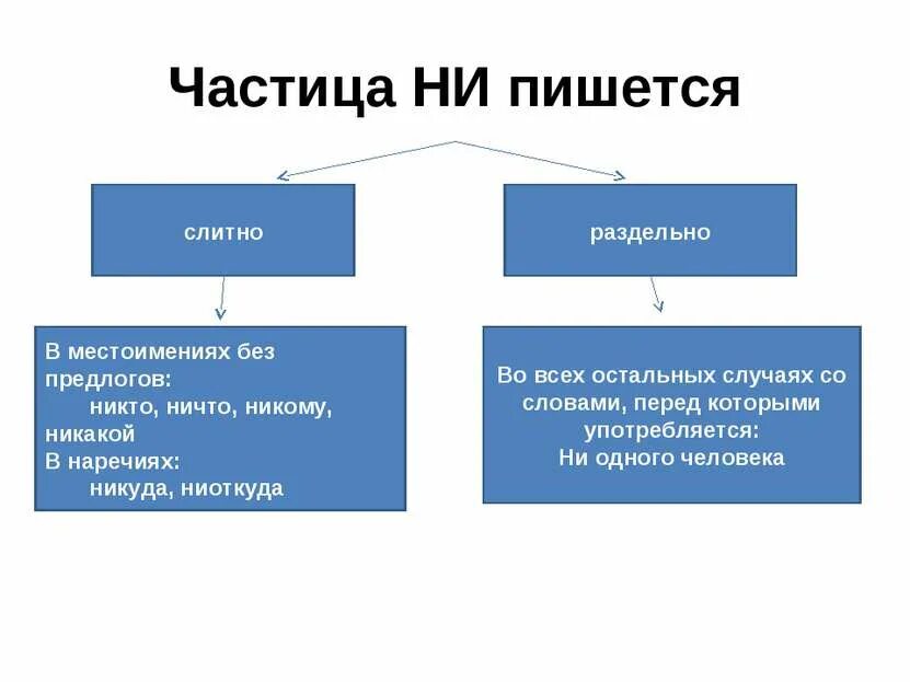 Ни почему как пишется