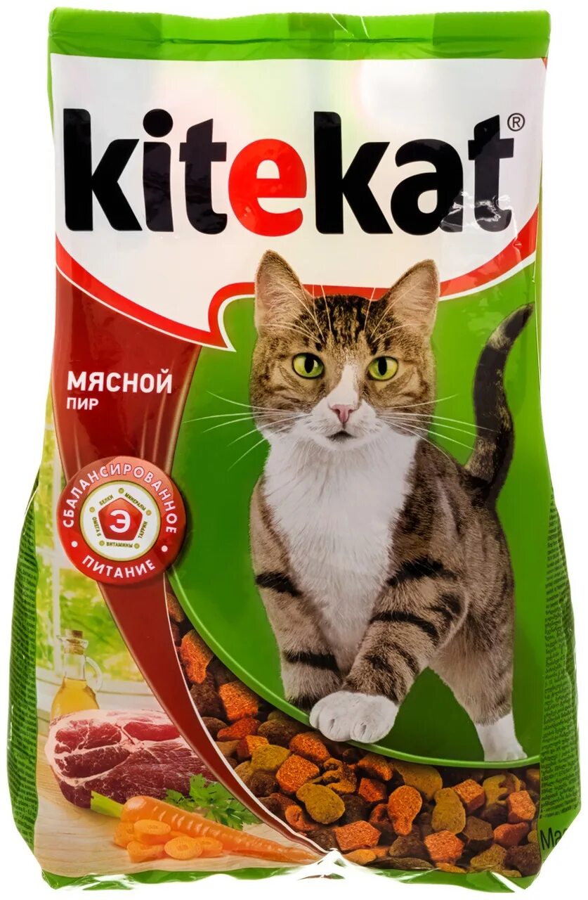 Кошачий корм сухой Китекат мясной пир. Корм Kitekat мясной пир 800г. Китекат мясной пир 800 г. Китикет сухой корм для кошек 800;.