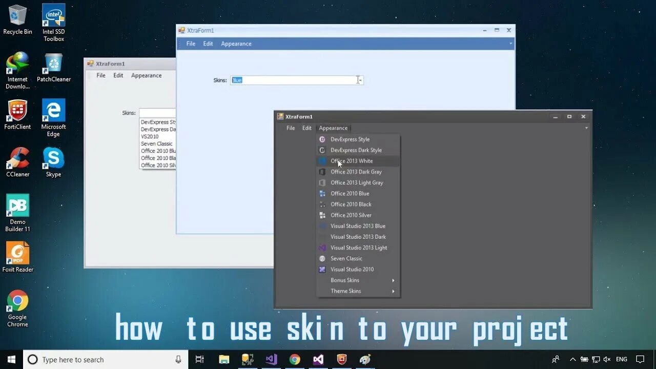Patchcleaner. Стиль fluent c#. WINFORMS Themes. Splash Screen c#. C# DEVEXPRESS XTRAFORM.