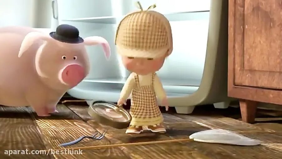 маша и медведь. запутанные истории мультфильм 2015. маша сыщик. маша и медведь детектив. маша и медведь с лупой.