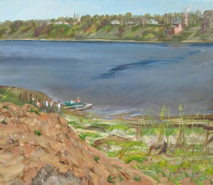 Картины изображающие волгу. Кустодиев романов-борисоглебск. картины кустодиева в тутаеве. романов борисоглебск живопись. художник в тутаеве.