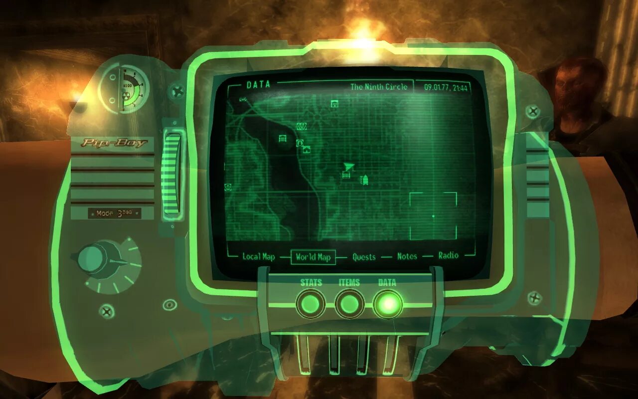 Пип бой Fallout 3. Фоллаут пип бой 3000. Pipboy 3000 Fallout 3. Pip boy 3000 Fallout 3.