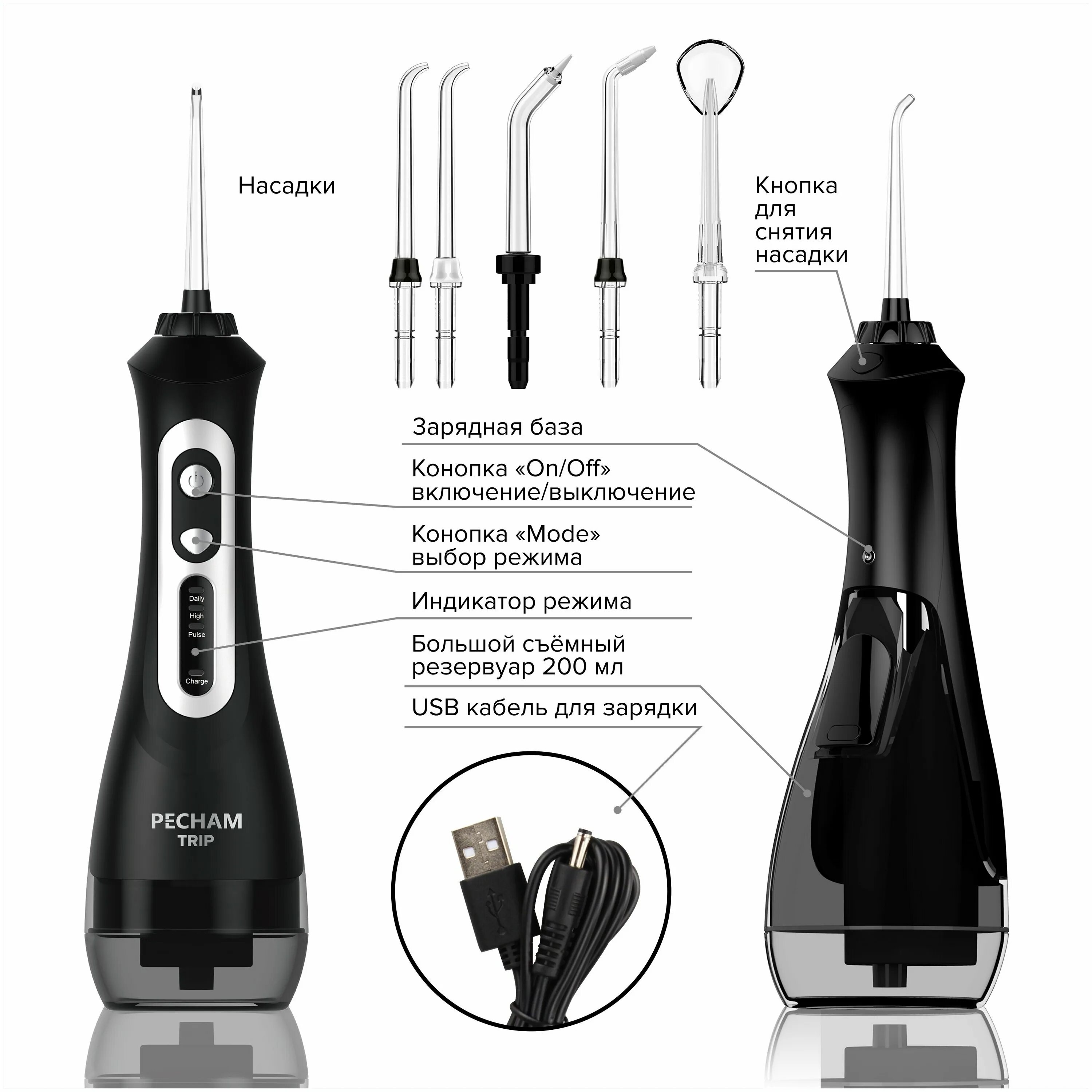 ирригатор pecham портативный