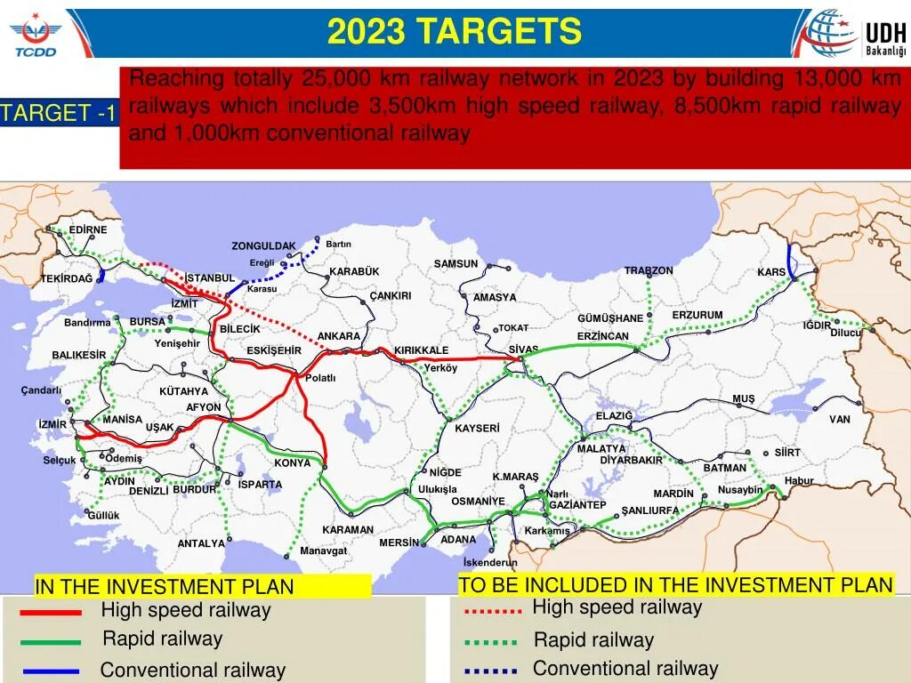 Турецкая карта 2023. Карта Турции 2023 года. Скоростные поезда Турции карта.