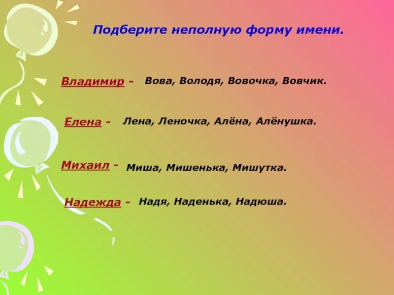 Как зовут полное имя