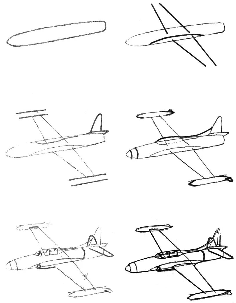 Самолет карандашом легко. Рисование самолет. Как нарисовать самолет. Пошаговый рисунок самолета. Поэтапный рисунок самолета.