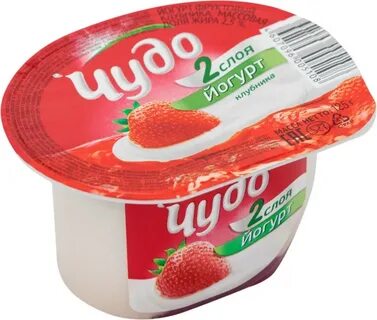 Йогурт чудо клубника