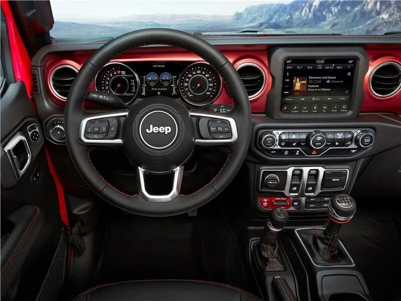 Jeep wrangler rubicon interior.