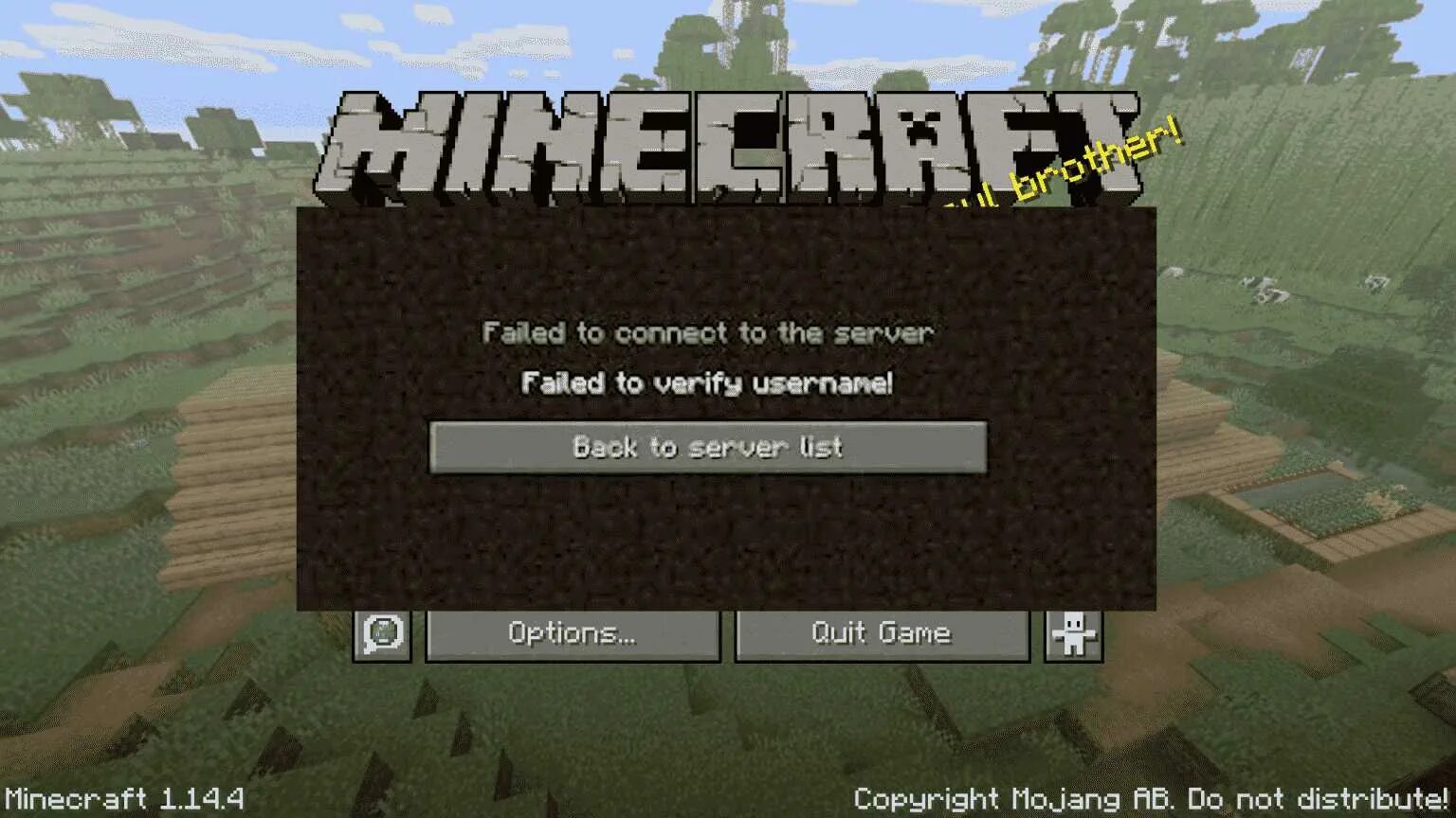 Verify username hold. Failed to verify username minecraft. failed to verify username. minecraft fail. invalid characters in username в майнкрафт.