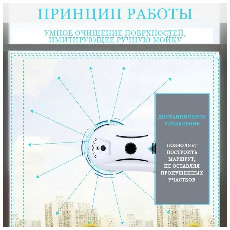 Робот мойщик окон puruikai