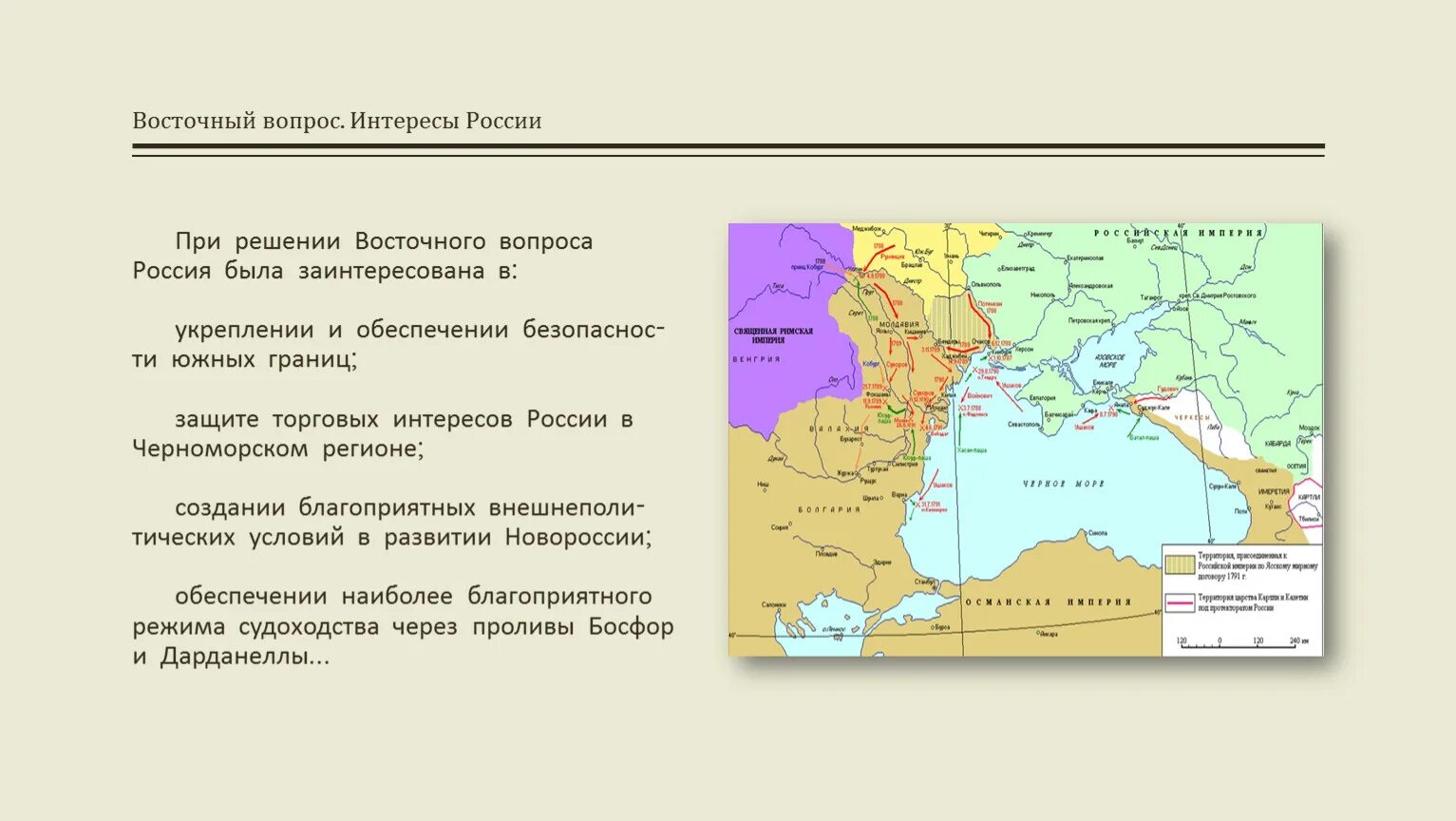 Интересы россии на востоке