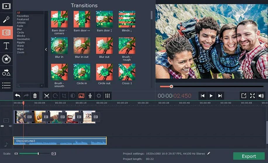 Movavi video editor 24.2