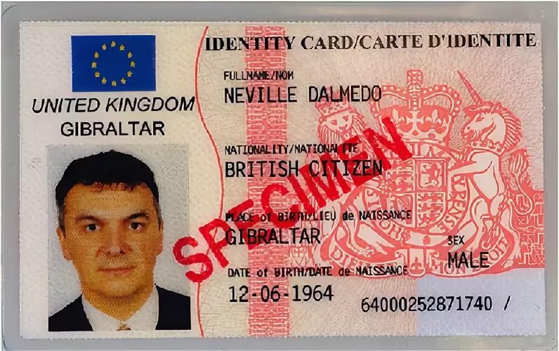 British identity. Montenegrin identity card. gibraltar id card front. удостоверение личности гражданина греции.