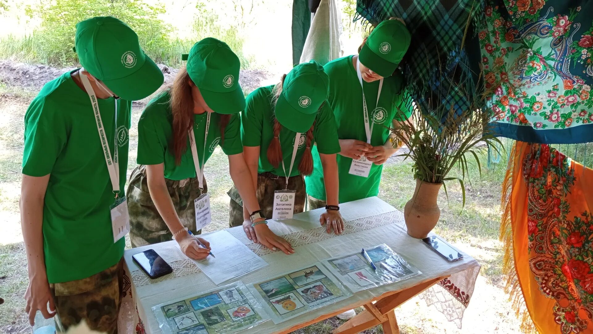 слет школьного лесничества