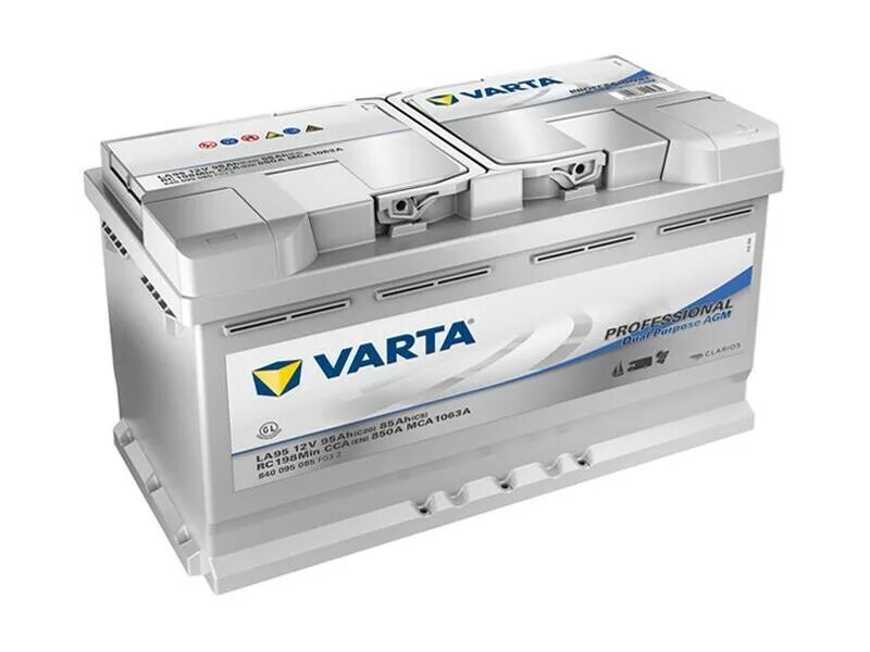 Аккумулятор Varta AGM 95ah. Аккумулятор Varta professional Dual purpose AGM la 95. АКБ AGM 95ah 850 a 353*175*190. Аккумулятор Varta professional Dual purpose AGM la 80.