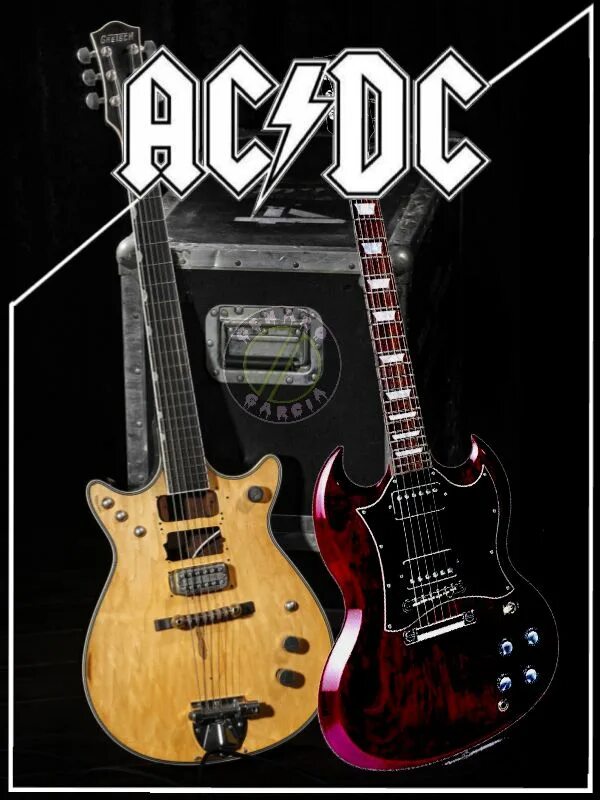 Рок б г. AC/DC рок группа гитарист. Электрогитара AC DC. AC DC обложка гитара. Гитара красная электро AC/DC/.