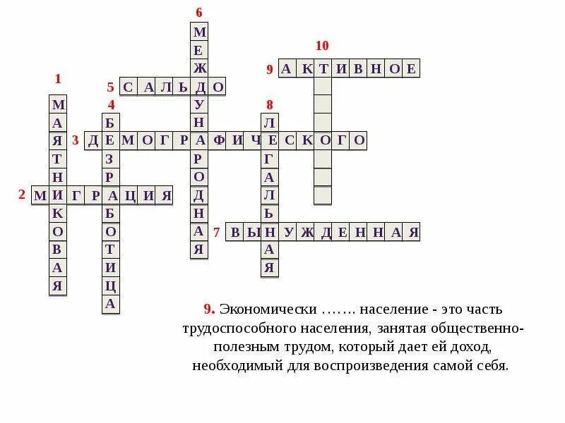 Кроссворд на слово экономика. Кроссворд по географии 6 класс на тему население земли. Кроссворд по теме география. Кроссворд на тему население России.