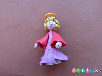 Лепка ангела из пластилина