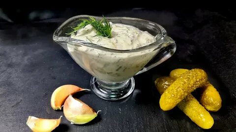 Соус тартар домашний с маринованными огурцами