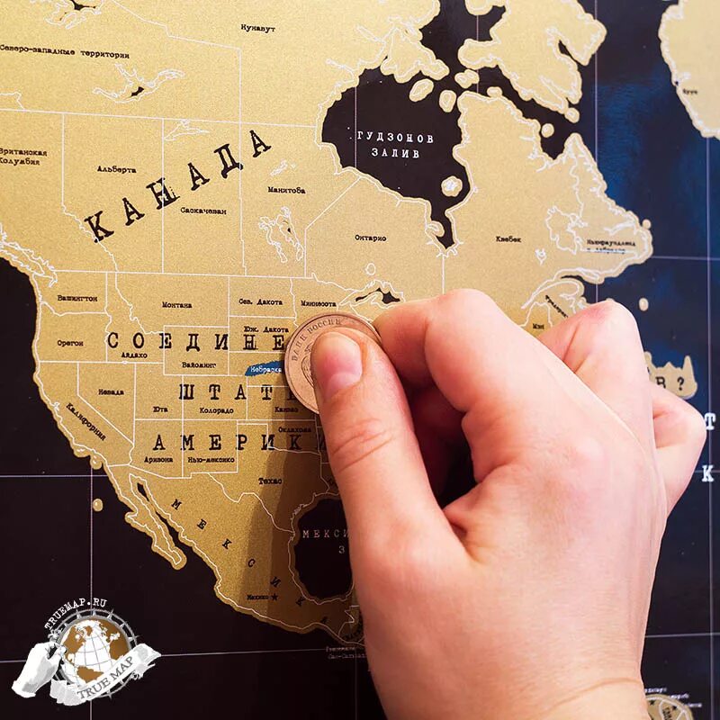 True world maps