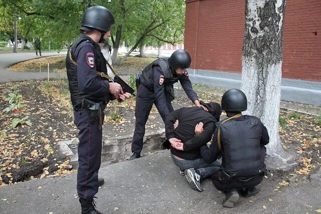 Ручной полиции. Захват полиции