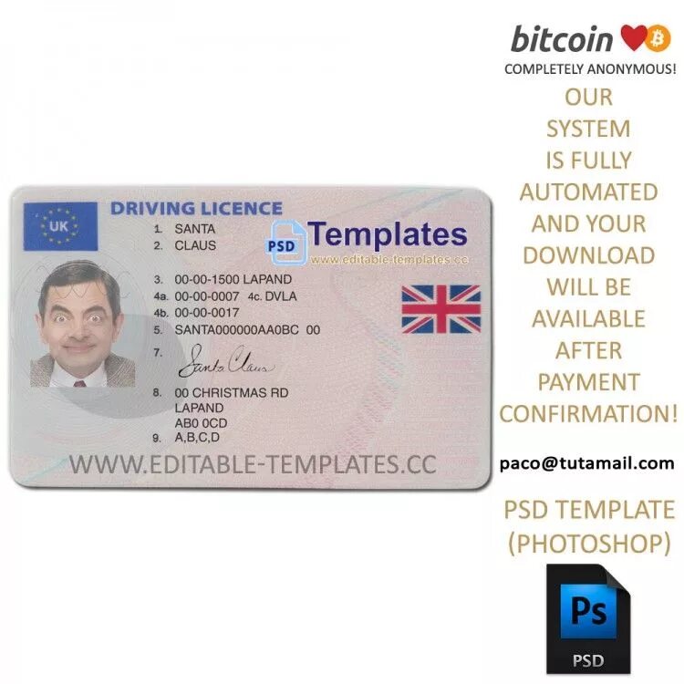 Great Britain Driver License. Uk Driver License. Driver License Template. Id uk