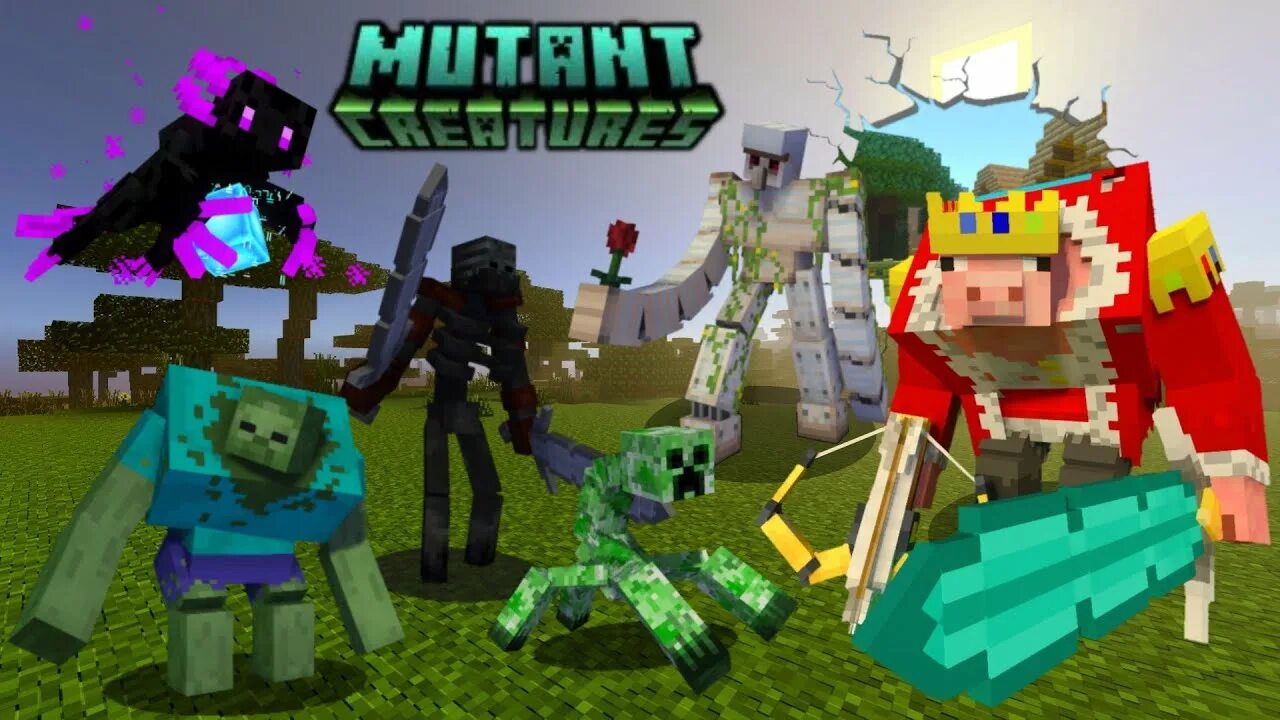 Мод на мутантов. Mutant creatures Mod. Мод рекс МУТАНТ креатурес. Minecraft Mutant creatures Mod.