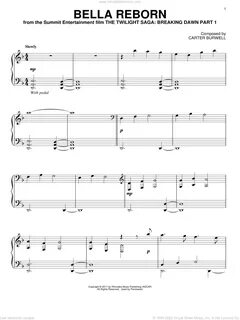 Песня из сумерек ноты