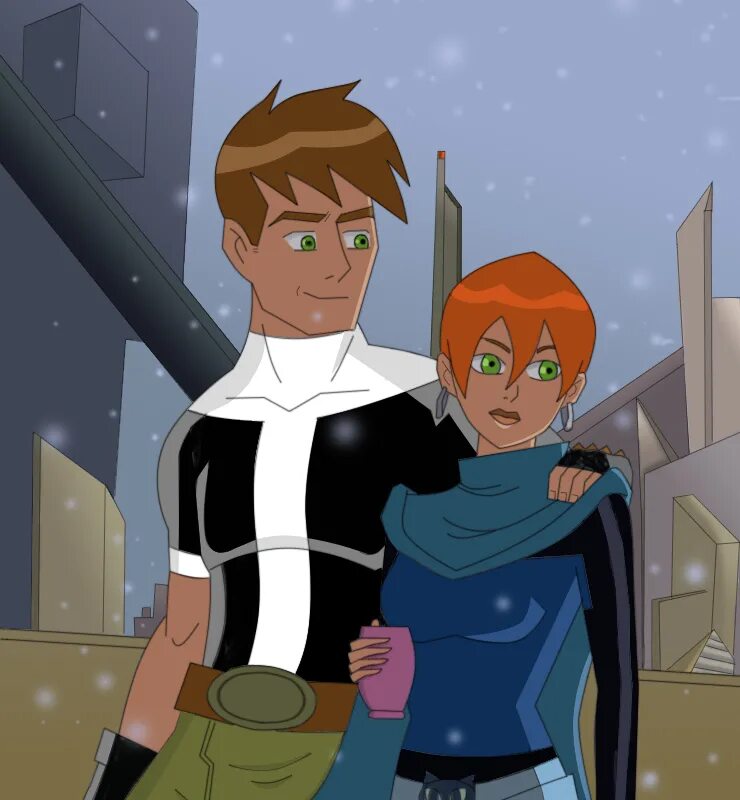 Wip ben and gwen animation