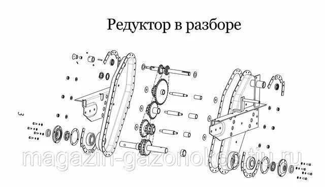 Сборка редуктора мотоблока. Устройство редуктора мотоблока МБ-1.