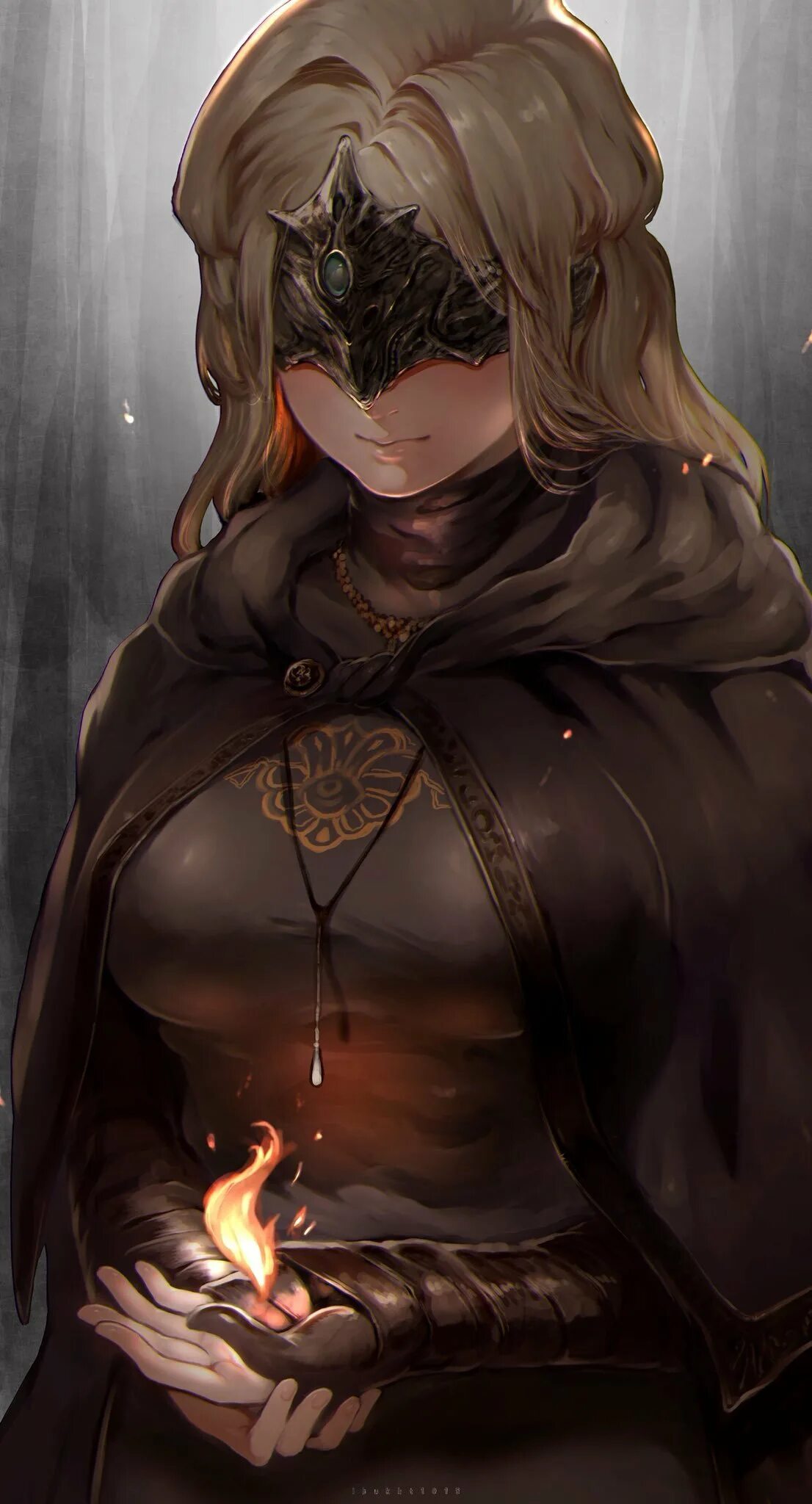 Firekeeper dark souls косплей.