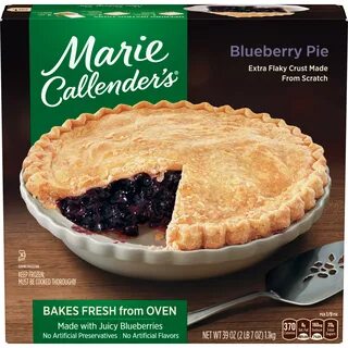 Marie Callenders Frozen Pie Dessert Blueberry 39 Ounce - Walmart Inventory ...