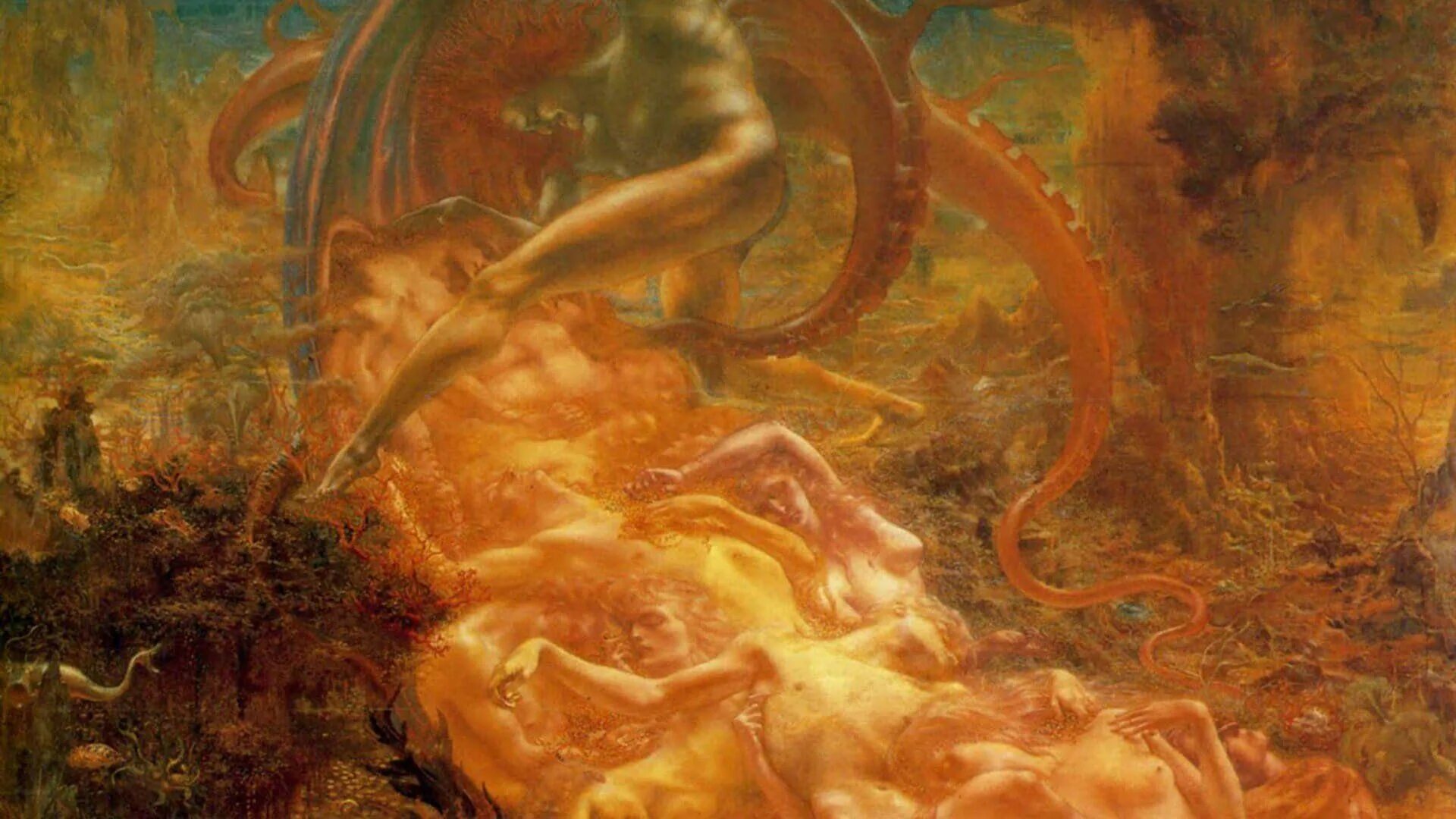 Fatal ot the flesh. Jean Delville картины. Morbid Angel blessed are the sick.