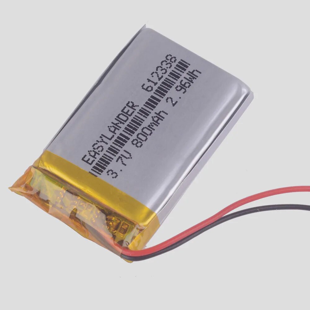 -JK 612338 1. 85 500mah 3.7v. АКБ для регистратора Мистери 800.